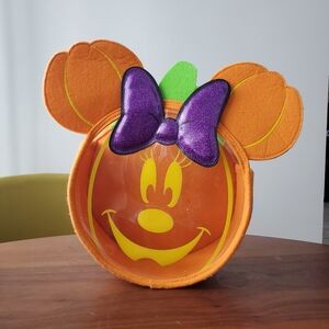 Disney Halloween Minnie Mouse Pumpkin Basket